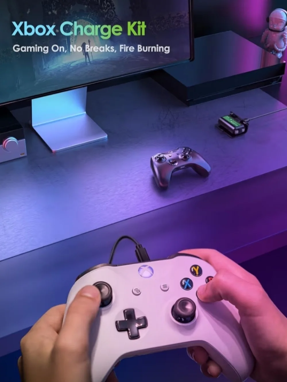 PowerA Play & Charge Kit for Xbox Series X|S and Xbox One (INCOMPLETE Open Box)